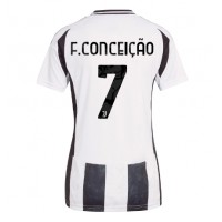 Camisa de time de futebol Juventus Francisco Conceicao #7 Replicas 1º Equipamento Feminina 2024-25 Manga Curta